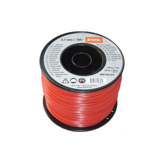 Косильная струна Stihl 2.7 мм х 208 м (Круглая) Косильная струна Stihl 2.7 мм х 208 м (Круглая)