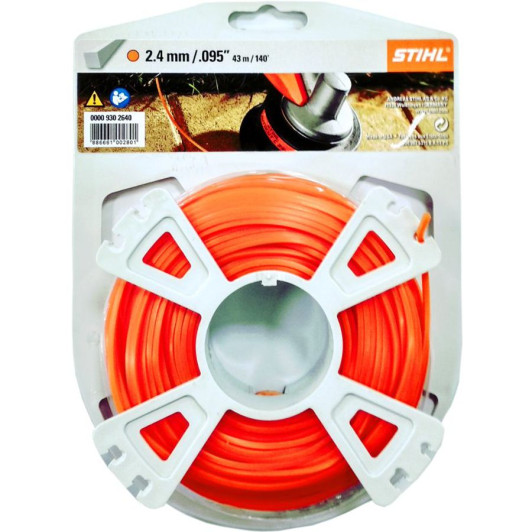 Косильная струна Stihl 2.4 мм х 41 м (Квадратная)