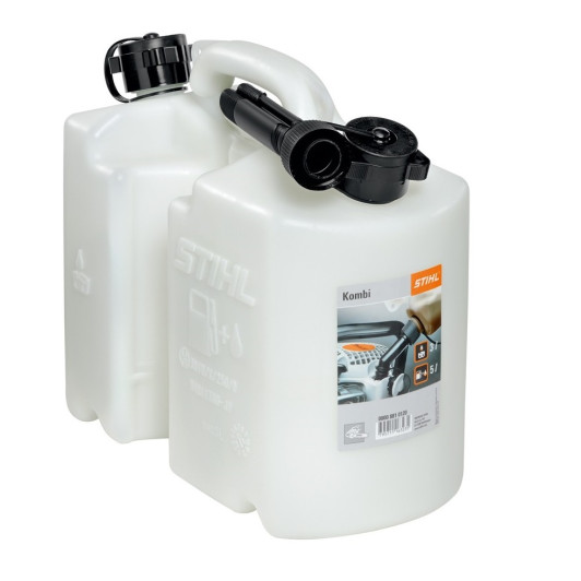 Комбиканистра Stihl для топлива 5 л, и для цепного масла 3 л. Прозрачная. Комбиканистра Stihl для топлива 5 л, и для цепного масла 3 л. Прозрачная.
