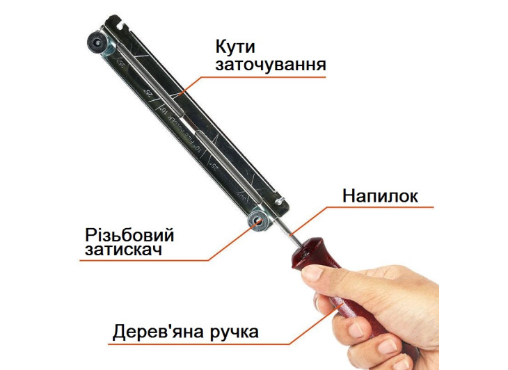 Напильник круглый с планкой Stihl Ø 5.5 мм.
