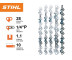 Шина Stihl Light 10 см, 1.1 мм, 1/4" Picco