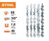 Шина Stihl Duromatic 40 см, 1.6 мм (0.325", 3/8" Rapid)