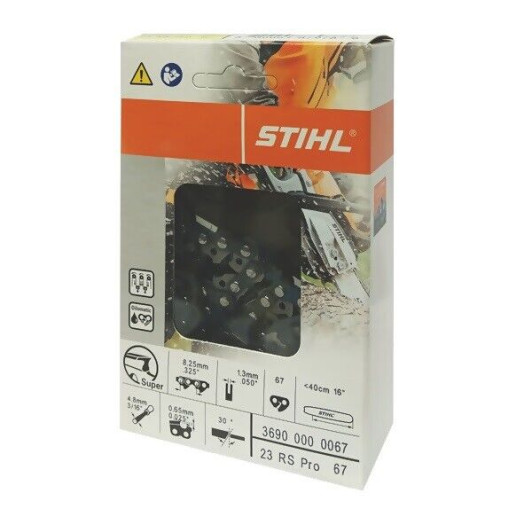 Цепь Stihl 23 RS, 40 см, 1.3 мм, 67 зв. Цепь Stihl 23 RS, 40 см, 1.3 мм, 67 зв.
