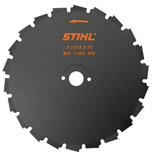 ПИЛЬНИЙ ДОЛОТОПОДІБНИЙ ДИСК ДО КУЩОРІЗІВ STIHL FS 310 - FS 491 ( 22 ЗУБА )
