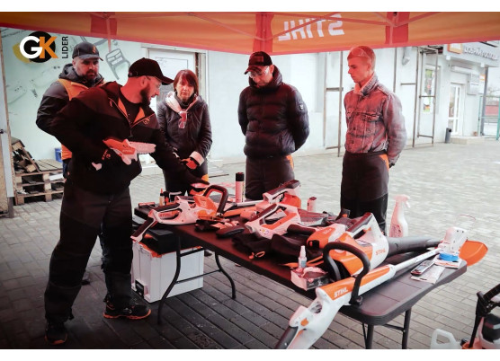 Мастер-класс по аккумуляторной технике STIHL системы AS в нашем магазине