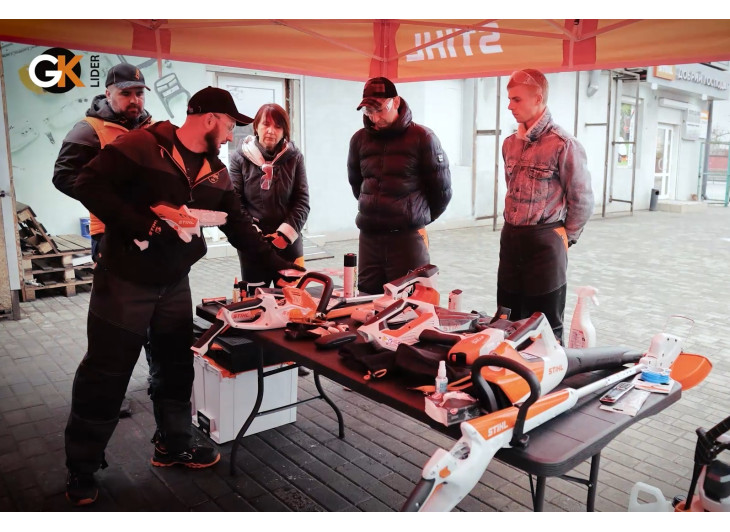 Мастер-класс по аккумуляторной технике STIHL системы AS в нашем магазине