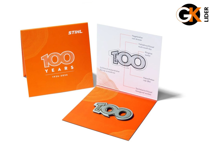 Открывалка-мультитул "STIHL 100 лет" Открывалка-мультитул "STIHL 100 лет"