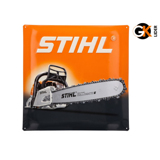 Знак STIHL с бензопилой Знак STIHL с бензопилой