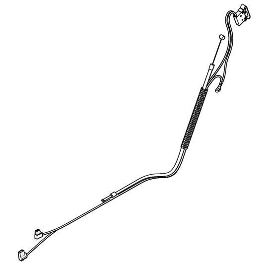01. Трос управления заслонкой для SR 200