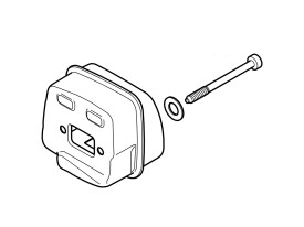 16. Шумоглушник для STIHL MS 182 / MS 182 C-BE 16. Шумоглушник для STIHL MS 182 / MS 182 C-BE