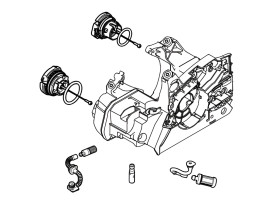 01. Картер двигателя для STIHL MS 182 / MS 212 01. Картер двигателя для STIHL MS 182 / MS 212