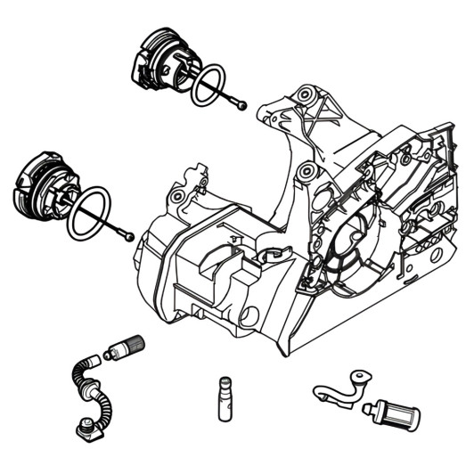 Картер двигателя для STIHL MS 182 / MS 212