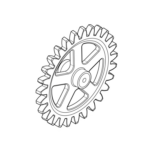 Зубчатое колесо для MSE 170 C - MSE 190 C